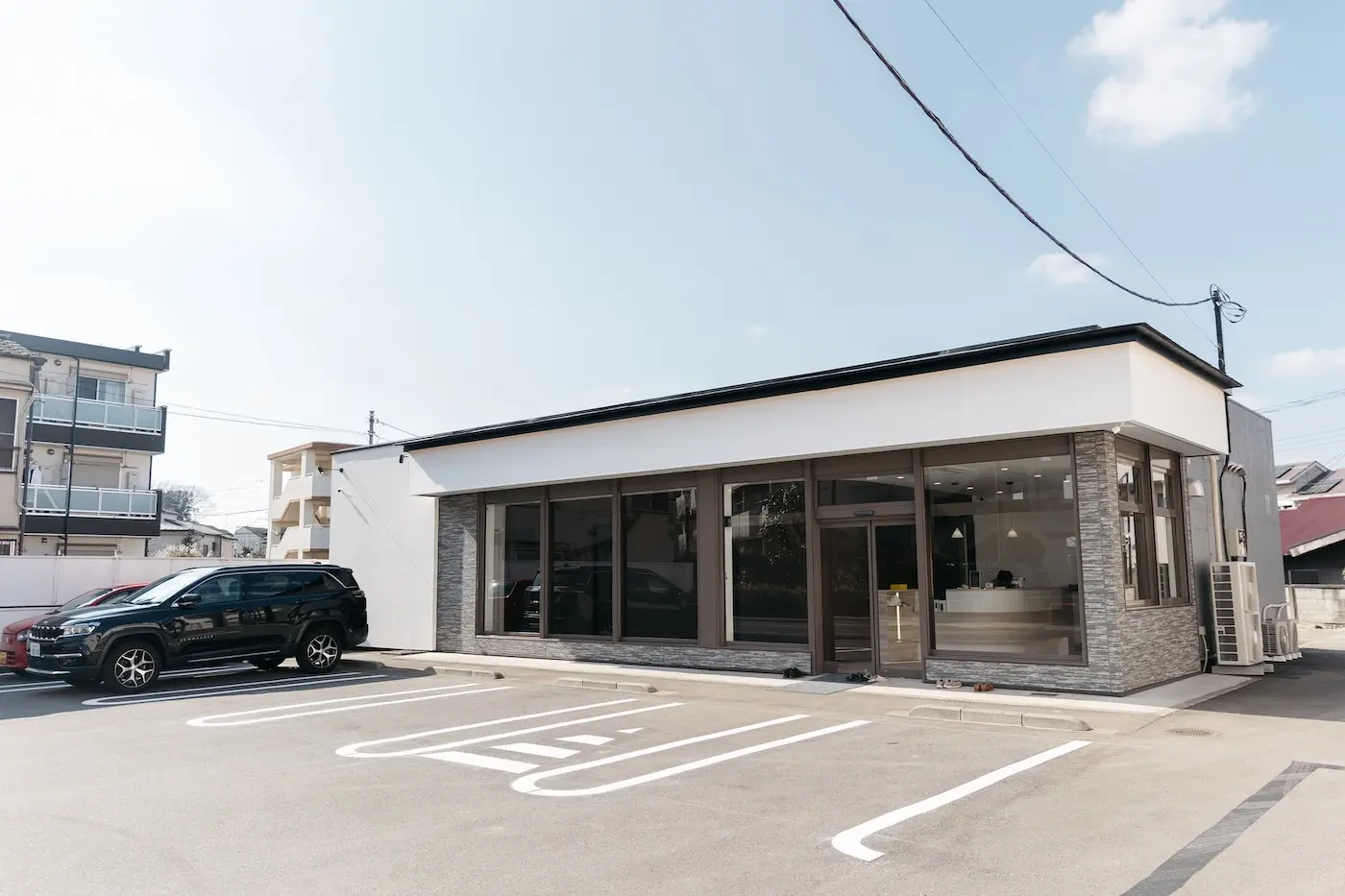 医院表駐車場