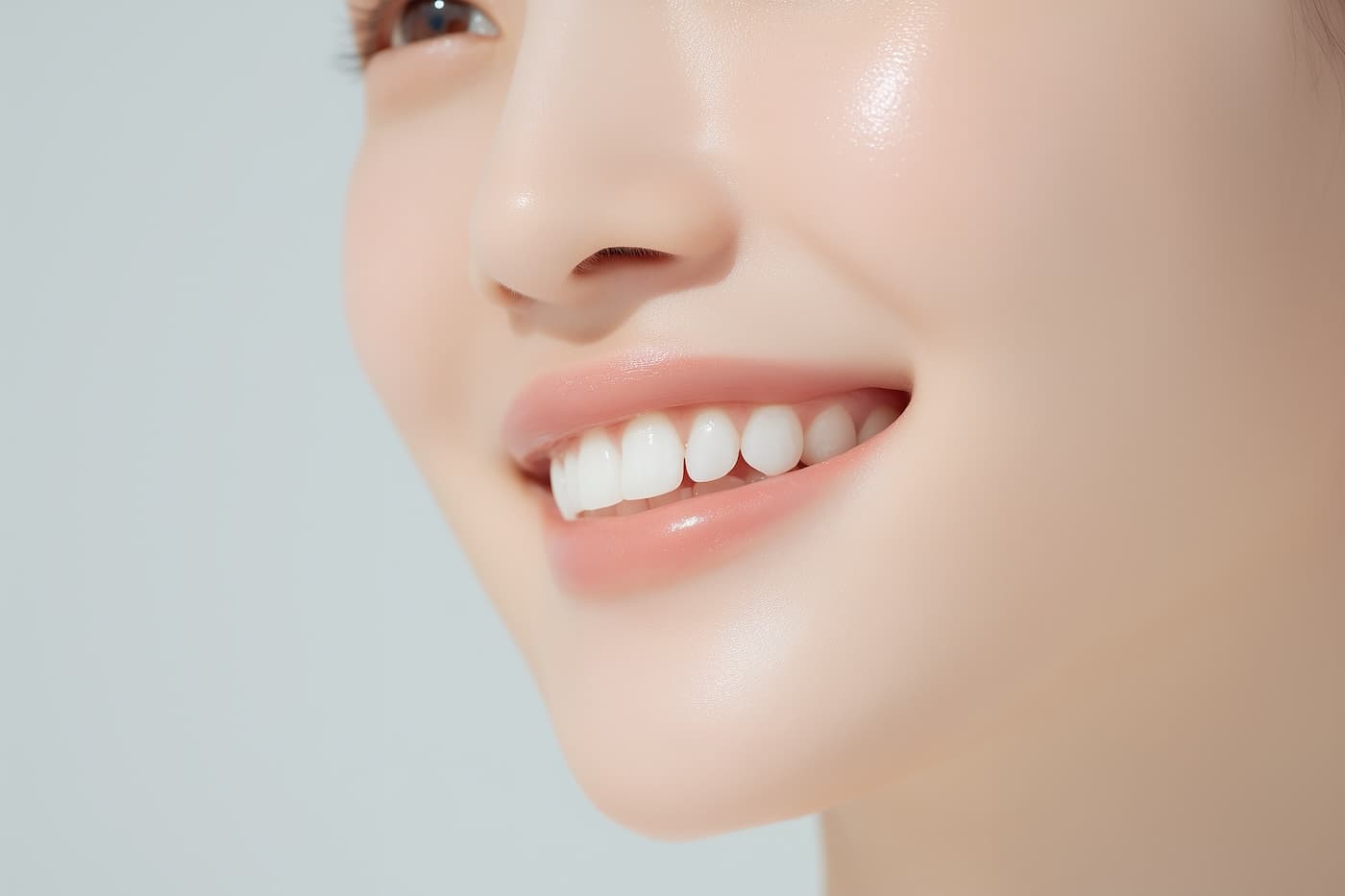 笑顔の女性