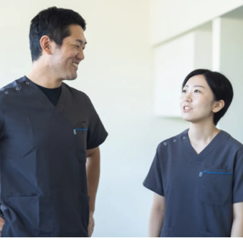 スタッフ同士の会話